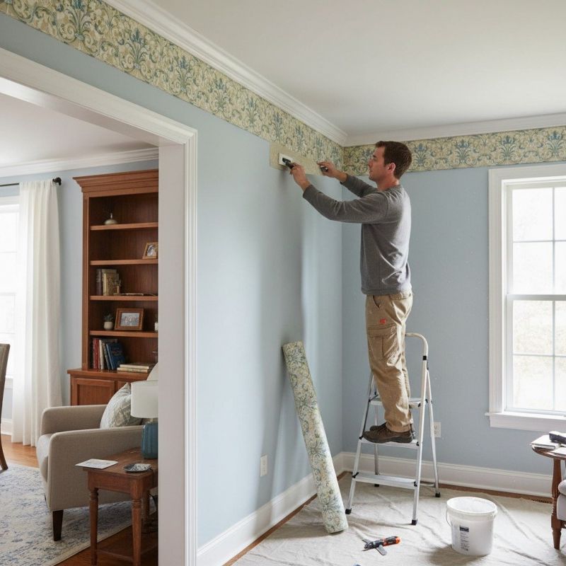 Wallpaper Border Installation detail