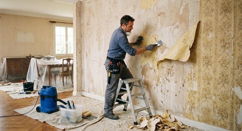 Wallpaper Removal Service project example